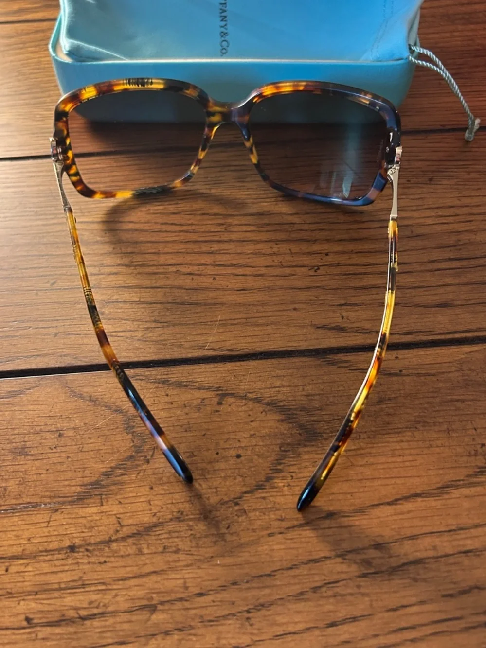 Vintage Tiffany & Co. Women's Tortoiseshell Sunglasses - Brown Lenses